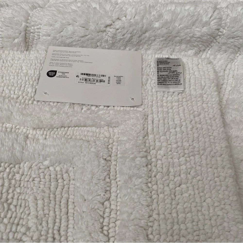 Hotel Collection Bath Rug 21x33 inches